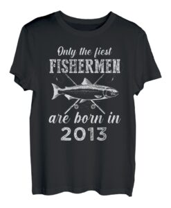 10 Jahre alt Angler Angeln geboren im Jahr 2013 - 10. Geburtstag T-Shirt