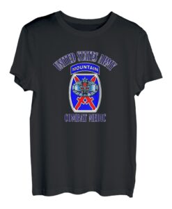 10th Mountain Division Combat Medic (Rückendesign) T-Shirt