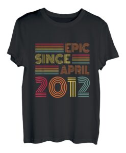 11 Jahre alt, Epic, seit April 2012, Dekoration zum 11. Geburtstag T-Shirt