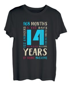 14. Geburtstag Kinder Geschenke 14 Jahre Alt Jungen Madchen T-Shirt