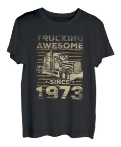 18 Wheeler Truck zum 50. Geburtstag, Design für Semi-LKW-Fahrer T-Shirt