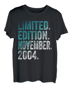 19. Geburtstag Mann 19 Jahre Limited Edition November 2004 T-Shirt