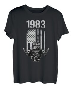 1983 Limited Edition V8 Motor Muscle Car 40. Geburtstag T-Shirt