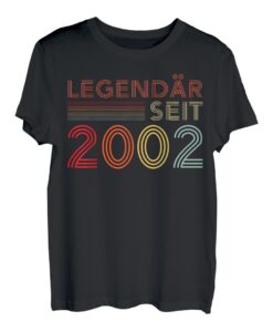 2002 Geburtstag Mann 20 Jahre Deko Lustig 20er 20 Geburtstag T-Shirt