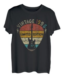 27 Years Old Tee Vintage 1996 Gitarrenliebhaber 27. Geburtstag T-Shirt