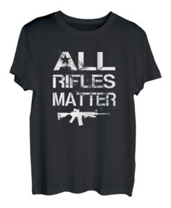 2nd Amendment All Rifles Matter Distressed Unisex-T-Shirt T-Shirt