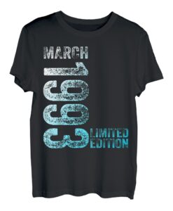 30th Birthday Gifts For Men and Women Was Born In March 1993 T-Shirt