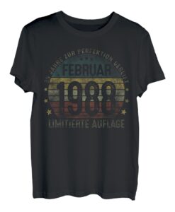 35. Geburtstag Geschenk Mann Mythos Legende Februar 1988 T-Shirt