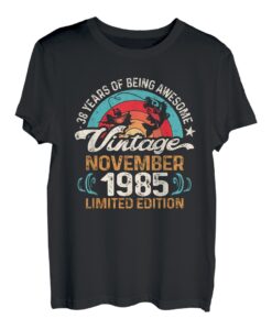 38 Jahre alt Fliegenfischer-Liebhaber November 1985 - 38. Geburtstag T-Shirt