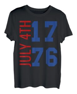 4. Juli 1776 Unabhängigkeitstag 4. Juli Amerika T-Shirt