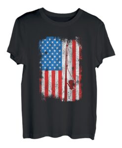 4. Juli Angeln Fischer T-Shirt