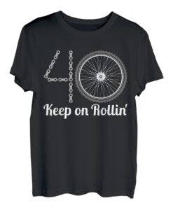 40. Geburtstag Geschenk Radfahrer Fahrrad Fahrer T-Shirt