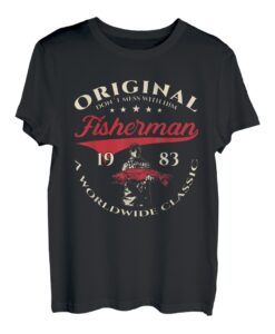 40. Geburtstag Mann Angler Jahrgang 1983 40 Deko Geschenk T-Shirt