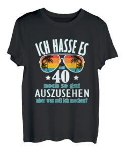 40. Geburtstag Mann Frau 40 Jahre Statement Baujahr 83 T-Shirt