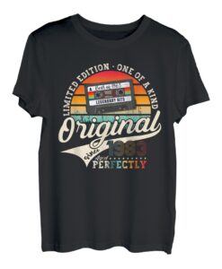 40 Geburtstag Mann Frau Jahrgang 1983 Vintage Retro Kassette T-Shirt