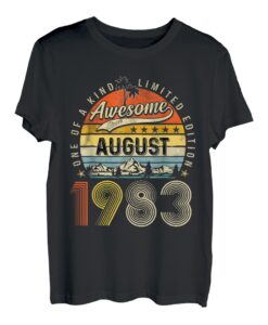 40 Jahre alt Fantastisch seit August 1983 40. Geburtstag T-Shirt