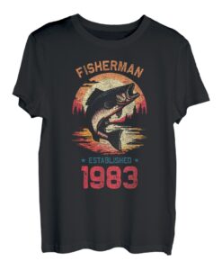 40 Jahre alter Fischer seit 1983 40. Geburtstag T-Shirt