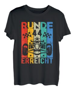 44 Geburtstag Herren Damen Rennwagen Rennsport Motorsport T-Shirt