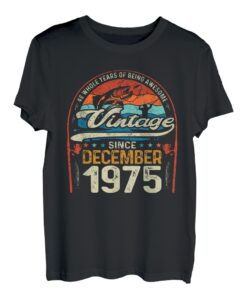 48 Jahre alte Fliegenfischer-Liebhaber, Dezember 1975 - 48. Geburtstag T-Shirt