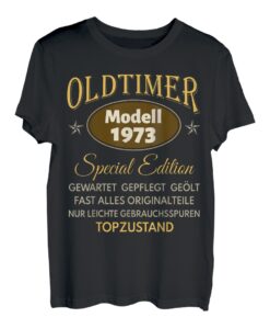 50. Geburtstag Mann Frau 50 Jahre 1973 Deko Lustig Geschenk T-Shirt