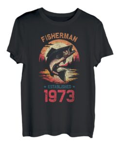 50-jähriger Fischer seit 1973 50. Geburtstag T-Shirt
