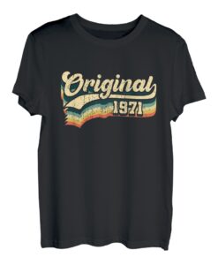 52. Geburtstag Geschenk Original Männer Frauen Jahrgang 1971 T-Shirt
