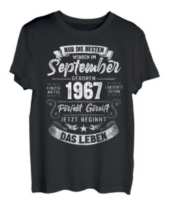 53. Geburtstag Geschenk Legendär seit September 1967 T-Shirt