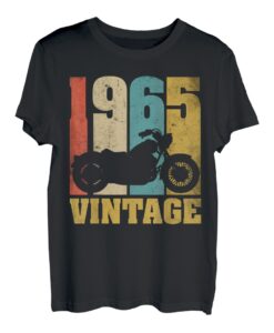 58. Geburtstag Papa Opa Geschenk Motorradfahrer Vintage 1965 T-Shirt