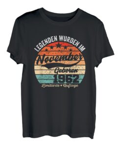 60. Geburtstag Geschenk Mann Legenden Sind Im November 1962 T-Shirt