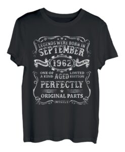 60. Geburtstag Mann September 1962 60 Jahre Lustig Geschenk T-Shirt