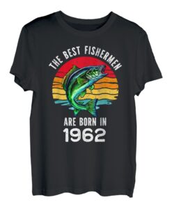 61-jähriger Angelliebhaber seit 1962 61. Geburtstag T-Shirt