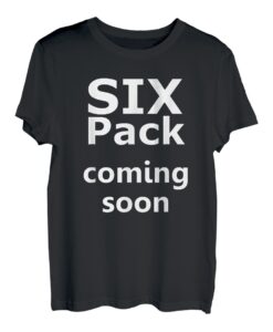 6er-Pack Coming Soon Lustiger großer Bauch T-Shirt