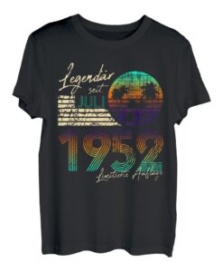 70. Geburtstag Geschenk Vintage 70 Legendär Seit Juli 1952 T-Shirt