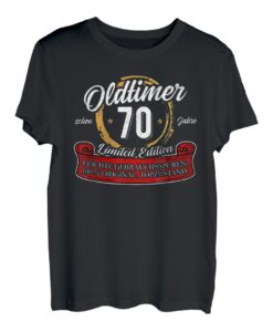 70. Geburtstag Oldtimer Model 70 Jahre Geburtstag Geschenk T-Shirt