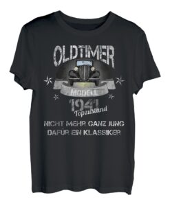 80. Geburtstag Oldtimer Jahrgang 1941 Spruch Geschenk T-Shirt