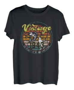 80 Jahre alte Geschenke Vintage Angeln 1943 80. Geburtstag T-Shirt