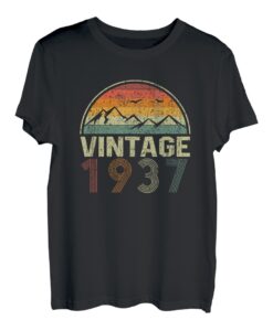 86. Geburtstag Geschenkidee Vintage 1937 T-Shirt