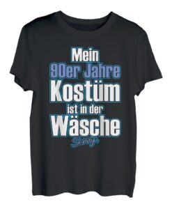 90er Jahre Kostüm Ist In Der Wäsche | Retro Outfit Neunziger T-Shirt