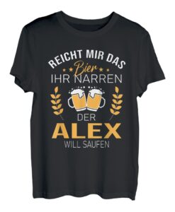 Alex Name Geschenk-Idee Geburtstag Lustiger Spruch T-Shirt