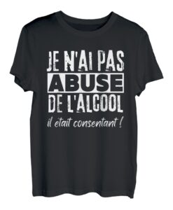 Alkohol Humor Missbrauch Alkohol Schnauze aus Holz, Weiß T-Shirt
