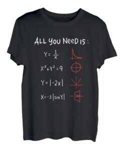 Alles was Sie brauchen ist Liebe Mathe Cleveres Trigometrie T-Shirt