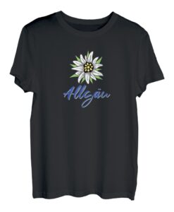 Allgäu Edelweiß Berg Gipfel Wanderer Gebirge Geschenk T-Shirt