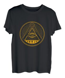 Allsehendes Auge Geheimbund Illuminati Verschwörung Geschenk T-Shirt