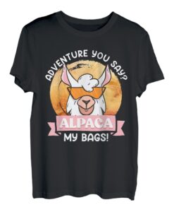 Alpaca my Bags lustig Bergsteiger Bergfan Wanderer T-Shirt