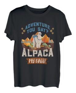 Alpaca my Bags Wandern lustig Bergfan Wanderer Bergsteiger T-Shirt