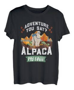 Alpaca my Bags Wandern lustig Bergfan Wanderer Bergsteiger T-Shirt