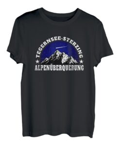 Alpenüberquerung Tegernsee Sterzing Shirt I Alpen Wanderer T-Shirt