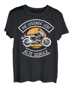 Alte Schule S51 Moped Retro Simson Geschenk T-Shirt
