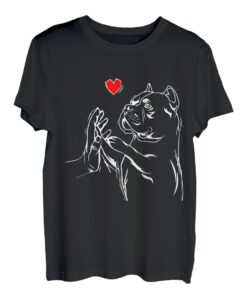 American Bully Liebe Hunde Frauchen T-Shirt
