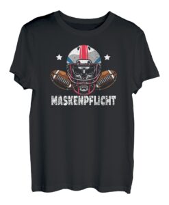 American Football lustiger Spruch Maske Pflicht T-Shirt